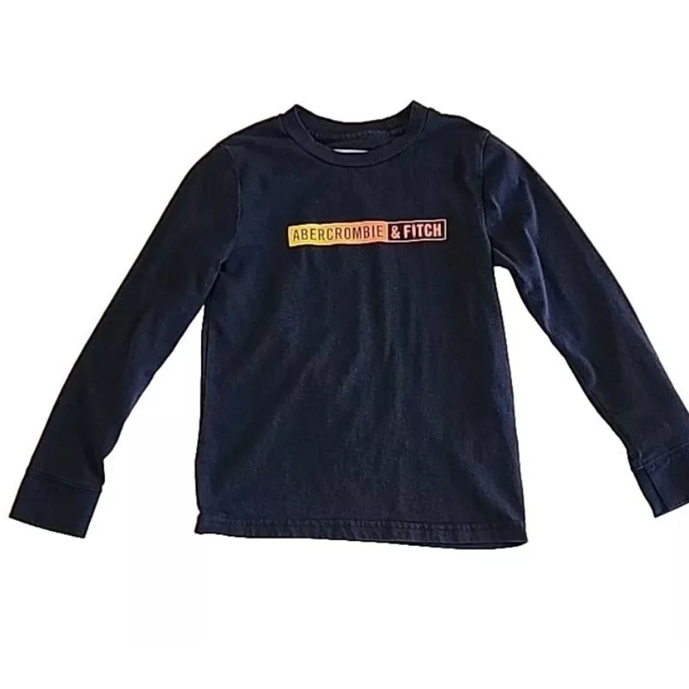 Abercrombie Kids Shirt - size 7/8 Color Blue Abercrombie Fitch Logo